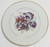 Purple flower leaf design salad luncheon plate unique 8 inch diameter main picture of it.