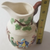Colonial design ceramic pitcher hand made by Eileen 1975 vintage unique  height of it