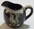 Rooster design brown drip creamer pitcher main picture of it