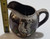 Rooster design brown drip creamer pitcher height