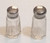 Glass salt & pepper shakers stainless lid main picture of them