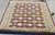 5X8 Atlas Carpet Weaving Area Rug Burgundy New Old Stock width of the rug