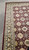 5X8 Atlas Carpet Weaving Area Rug Burgundy New Old Stock top left corner