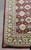 5X8 Atlas Carpet Weaving Area Rug Burgundy New Old Stock bottom left corner
