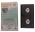 Back of clamshell case and tape shown