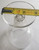 Large Clear glass stem wine base diameter