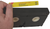 Side of tape shown with label shown loose