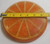 Wondermold Orange Slice  Crushed Glass Trivet Hot Plate Circa 1960s diameter measurement