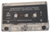 Close up of cassette tape shown