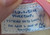 Tag on shirt shown
