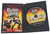 Inside game case shown with instruction book and game disc shown