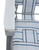 First chair left armrest shown
