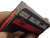 Top corner and edge showing tape over top flap