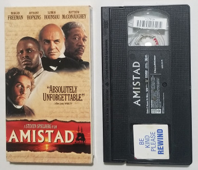 Amistad VHS Movie stars Morgan Freeman