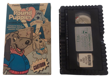 Pound Puppies Lovable Huggable Cartoon VHS Video Vintage