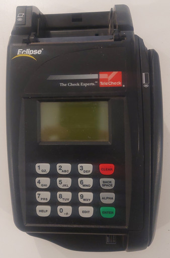 Verifone Eclipse Quartet Telecheck Credit Card Terminal Card Service ...