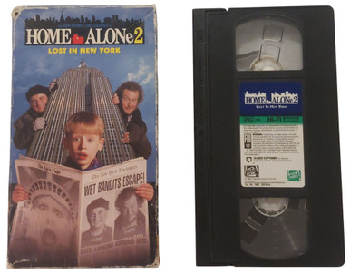 Home Alone 2 Lost in New York VHS Video stars Macaulay Culkin Joe