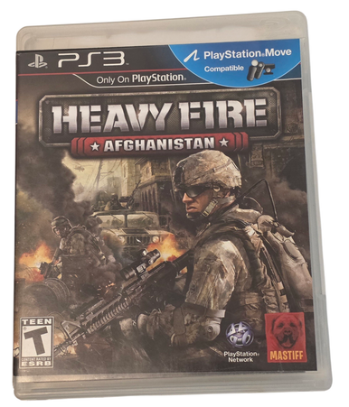 Heavy Fire Afghanistan PlayStation 3 PS3 Video Game CIB Complete Tested