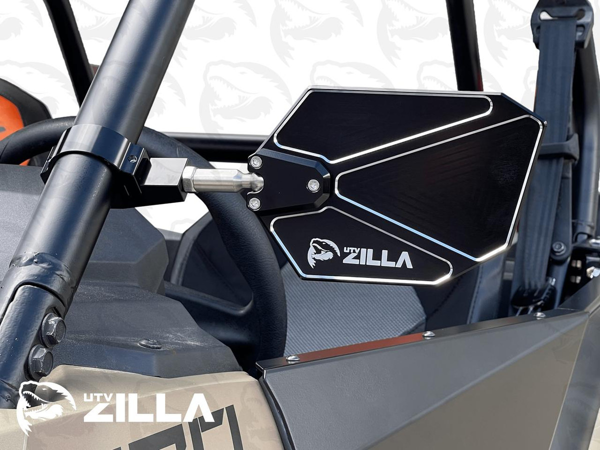 UTVZilla SABER Billet Mirrors (Pair)