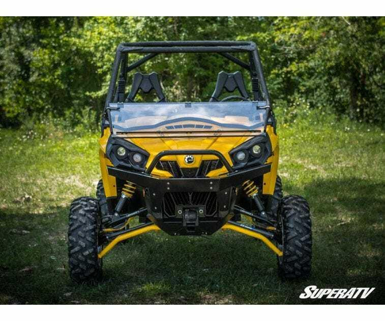 SuperATV Can-Am Commander Windshield Flip Down Scratch Resistant FDWS-CA-COM-70