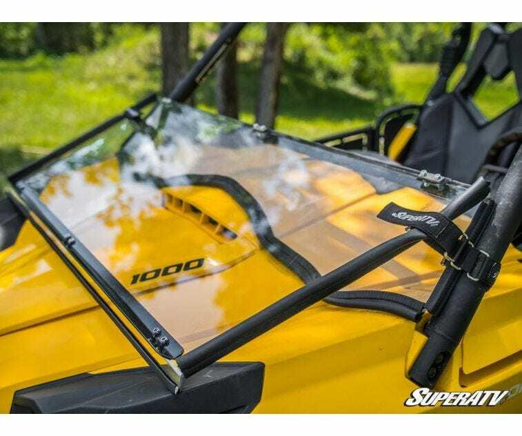 SuperATV Can-Am Commander Windshield Flip Down Scratch Resistant FDWS-CA-COM-70