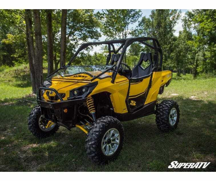 SuperATV Can-am Commander Scratch Resistant Flip Down Windshield (FDWS-CA-COM-70)