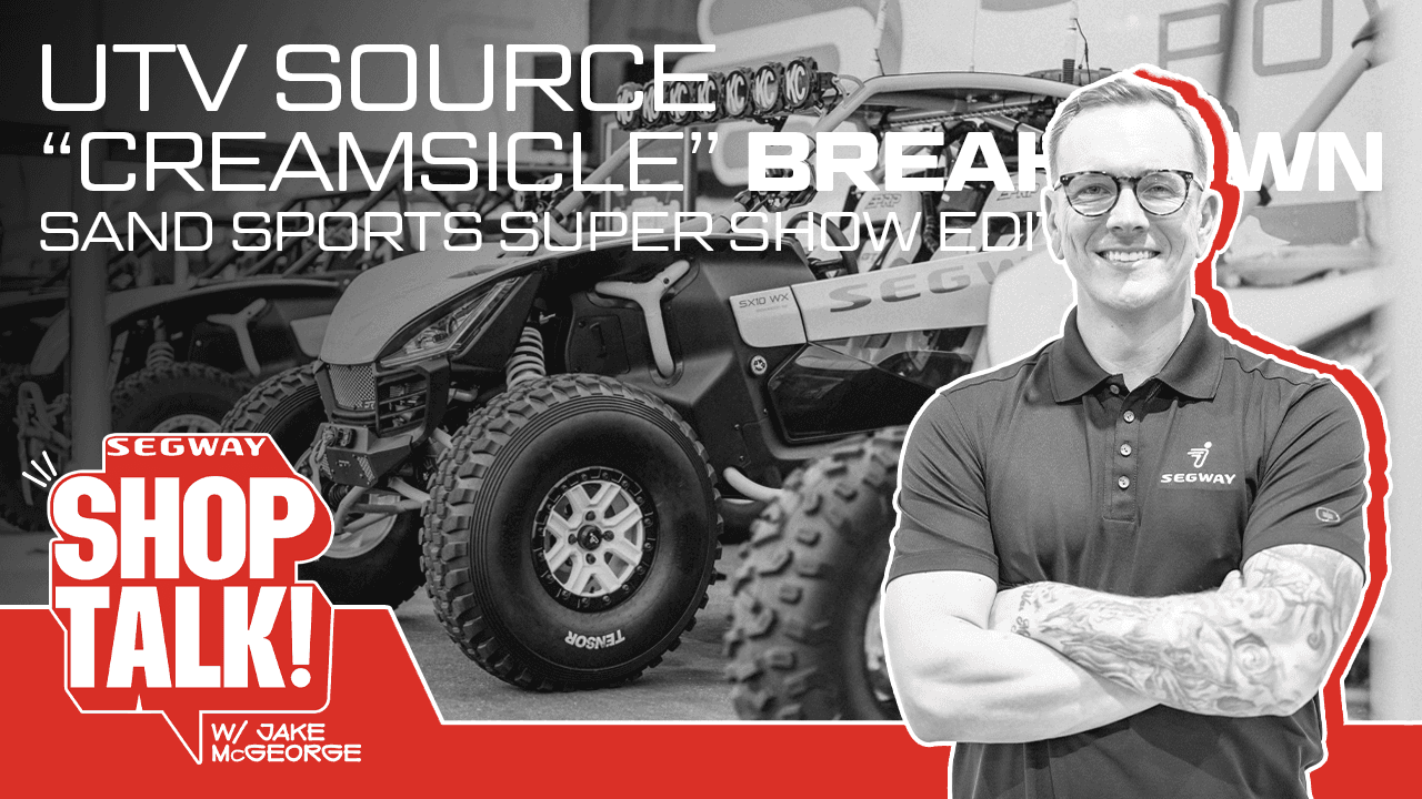 Dive Into the Segway Villain 'Creamsicle' Build with UTVSource at the 2024 Sand Sports Super Show