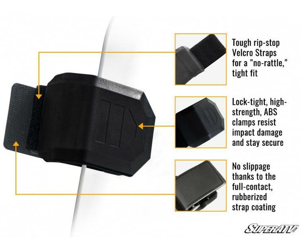 SuperATV Polaris General XP 1000 Scratch Resistant Vented Full Windshield WS-P-GEN1K-V-70#XP