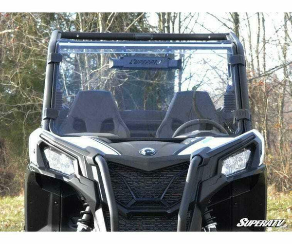 SuperATV Can-Am Commander Scratch Resistant Full Windshield 2021+ (WS-CA-T-70#COM)
