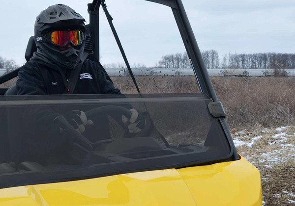 SuperATV Can-Am Defender Half Windshield HWS-CA-DEF-71