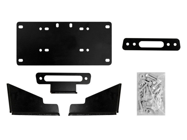 SuperATV Kawasaki Mule Pro Winch Mounting Plate 35-WM-K-MFXT