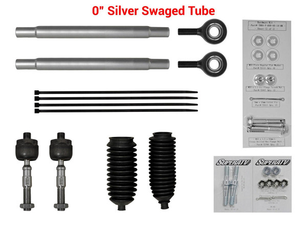 SuperATV Polaris RZR XP 900 Heavy Duty Tie Rod Kit SuperATV UTVS0034658 UTV Source
