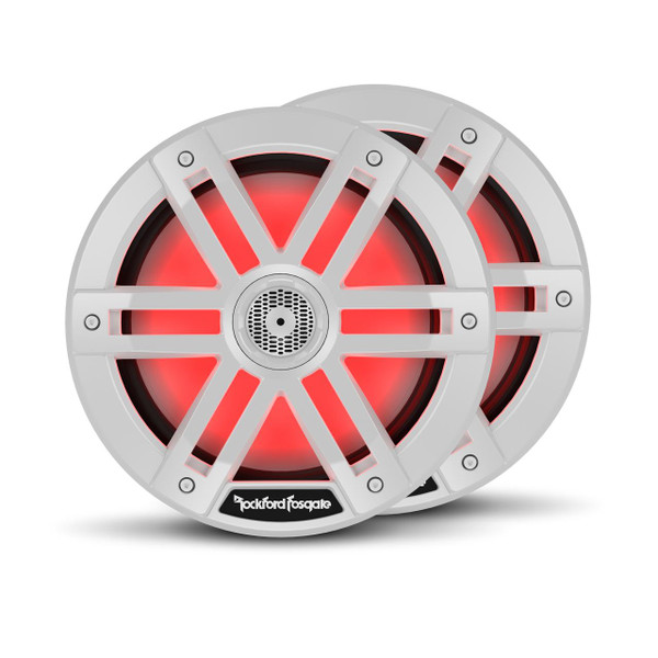 Rockford Fosgate M1 8" Color Optix Marine 2-Way Speakers (White) Rockford Fosgate UTVS0048482 UTV Source