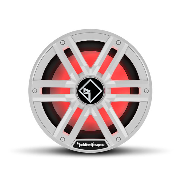 Rockford Fosgate M2 10 DCV 4-Ohm Color Optix Infinite Baffle Marine Subwoofer White M2D4-10I