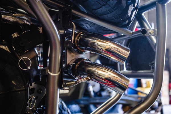 Agency Power Polaris RZR XP Turbo Dual Tip Exhaust System