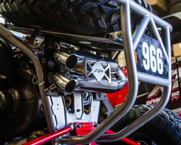 Agency Power Polaris RZR XP Turbo Dual Tip Exhaust System