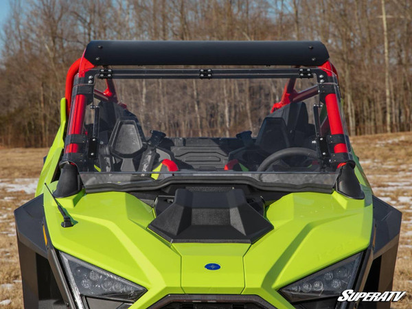 SuperATV Polaris RZR Pro R Scratch-Resistant Flip Windshield UTVS0059397