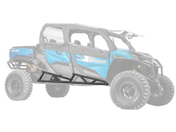SuperATV Can-Am Commander Max 1000 Heavy-Duty Nerf Bars UTVS0063599