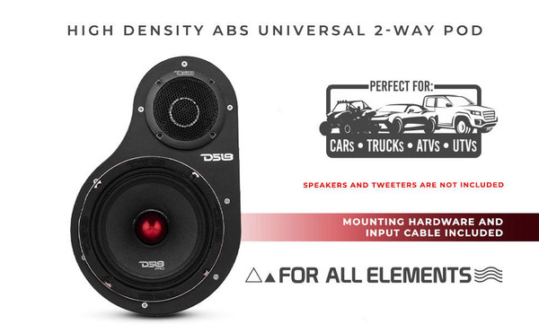 DS18 Audio 2-Way Universal Kick Panel Pod UTVS0066118