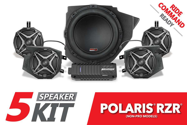 SSV Works Polaris RZR Plug & Play System for Ride Command (5-Speaker)  UTVS0069347