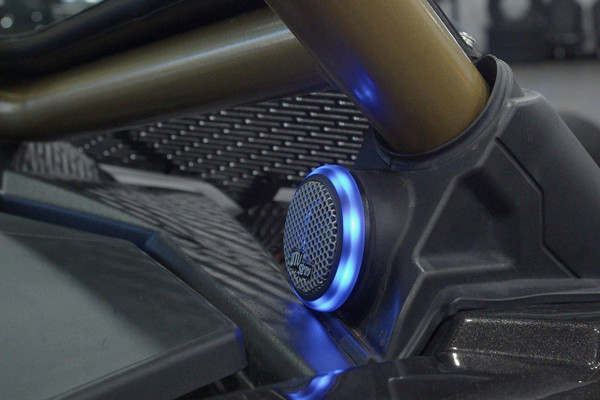 UTV Stereo Polaris RZR Pro Series Tweeter w/ Built-In RGB LED (Pair)  UTVS0080980