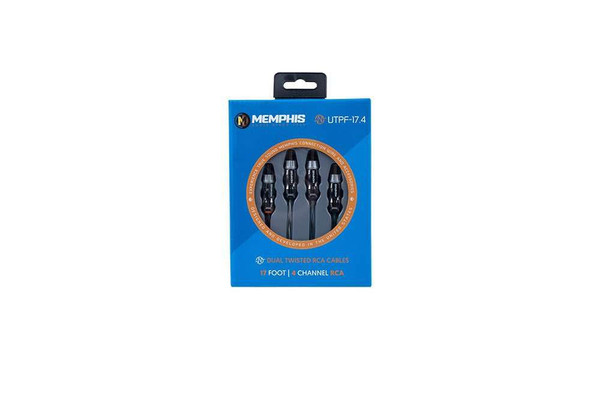 Memphis Audio 4 Channel Ultra Twisted Interconnect (17 Ft.)  UTVS0081180