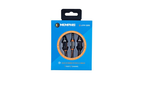 Memphis Audio 3.5mm to RCA Interconnect (3 Ft.)  UTVS0081185