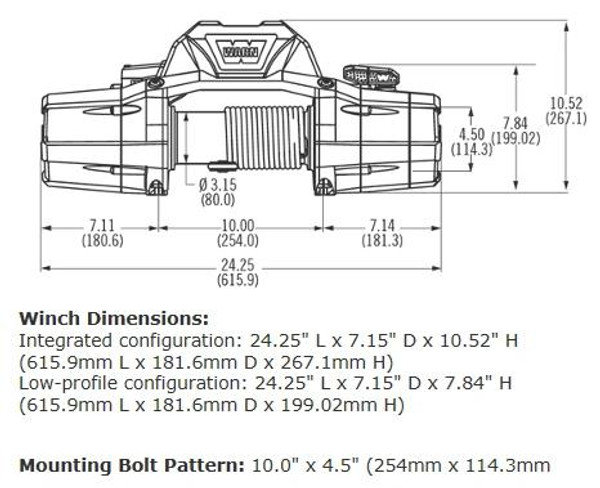 WARN Industries Zeon 10-S Winch  UTVS0083972