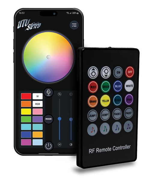 UTV Stereo Bluetooth Rgb Led Controller Kit  UTVS0100800