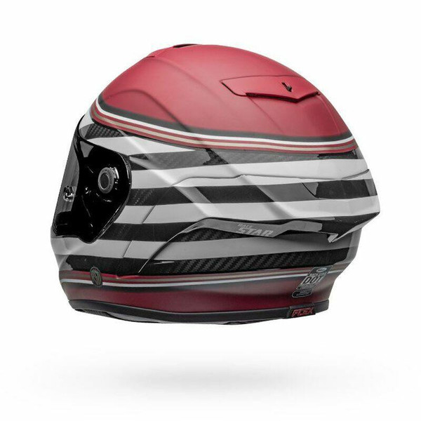 Bell Helmets Race Star Flex DLX RSD the Zone Large White/Candy Red BL-7110266