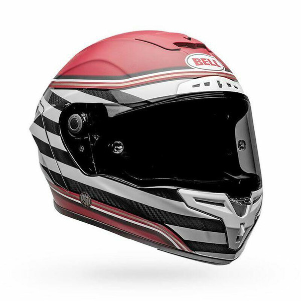 Bell Helmets Race Star Flex DLX (RSD the Zone) (Large) (White/Candy Red) Bell Helmets UTVS0010531 UTV Source