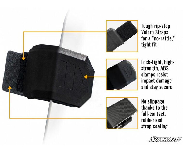 SuperATV Can-am Commander Scratch Resistant Full Windshield (WS-CA-COM-70)