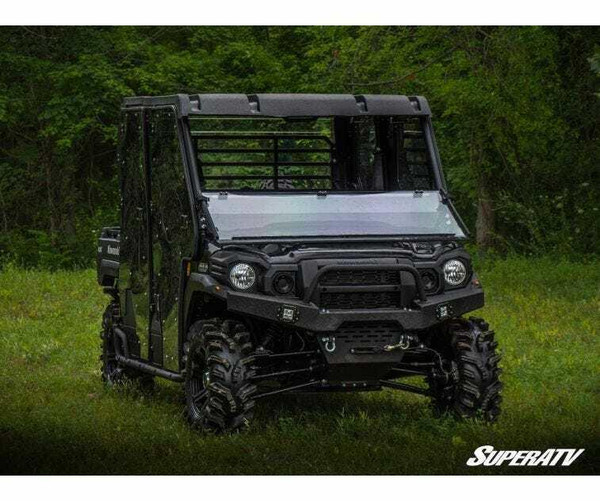 SuperATV Kawasaki Mule Pro Windshield (Flip Down) (Scratch Resistant)