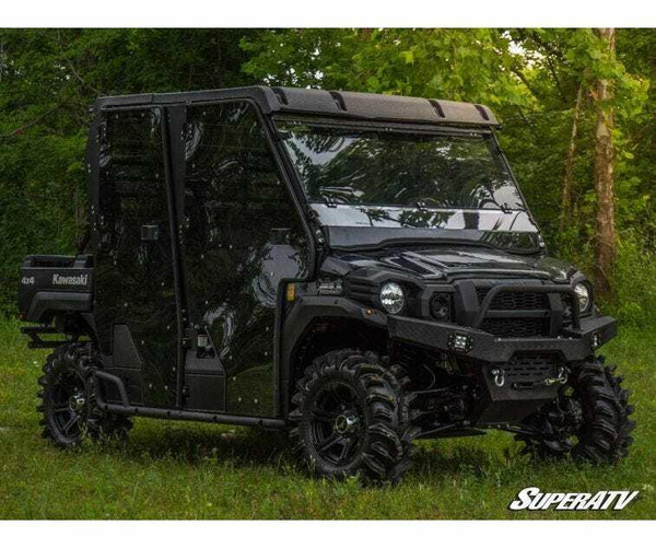 SuperATV Kawasaki Mule Pro Windshield (Flip Down) (Scratch Resistant)